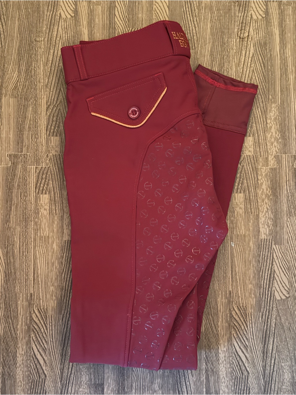 Halter Ego Evolution Mid Rise Full Seat - Barn Red - Size 28 - Nwot Worn Once
